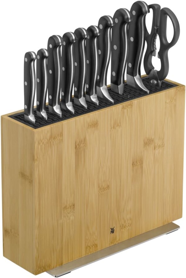 WMF 1893874500 skärbrädor Rektangel Bamboo, Rostfritt stål Trä
