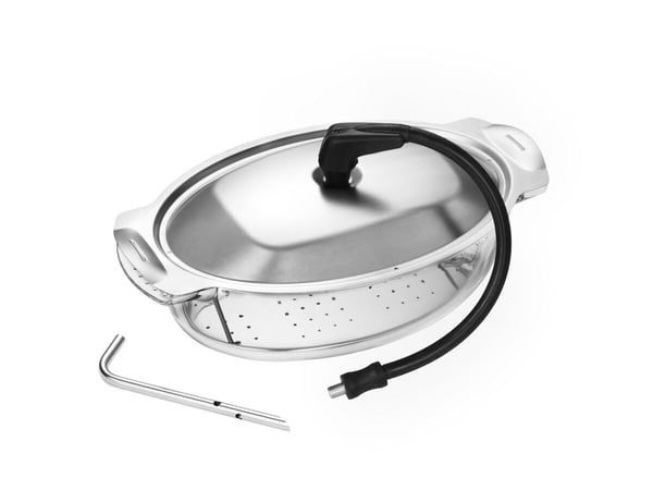 Electrolux S.STEAMKIT uunin osa & lisävaruste Höyrytyssetti Musta, Ruostumaton teräs, Läpinäkyvä Lasi, Ruostumaton teräs
