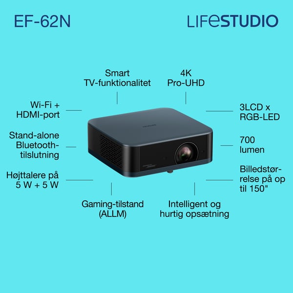 Epson Lifestudio Pop Plus — EF-62N Marineblå