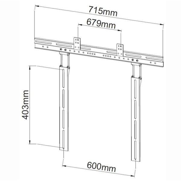 Techly ICA-PLB 102S TV-kiinnike Musta