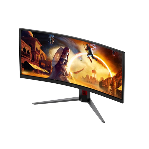 AOC G4 CU34G4ZCA platta pc-skärmar 86,4 cm (34") 3440 x 1440 pixlar Wide Quad HD Svart, Röd