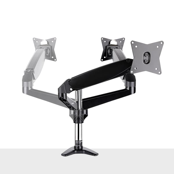 StarTech.com ARMPIVOTE2 monitorin kiinnike ja jalusta 124,5 cm (49") Vastaanotto Musta