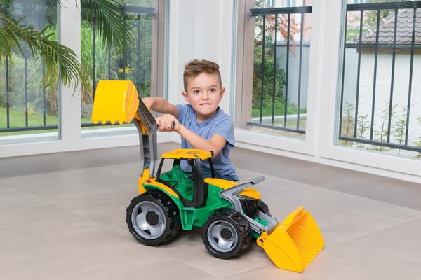 Lena GIGA TRUCKS Tractor with front loader & excavator