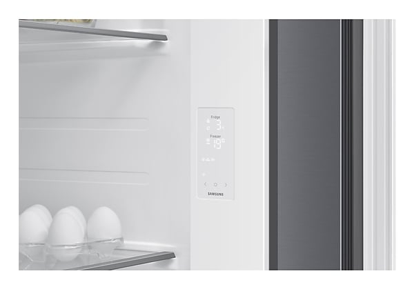 Samsung RS70F65KET side-by-side køle-fryseskab Fritstående 640 L Sølv