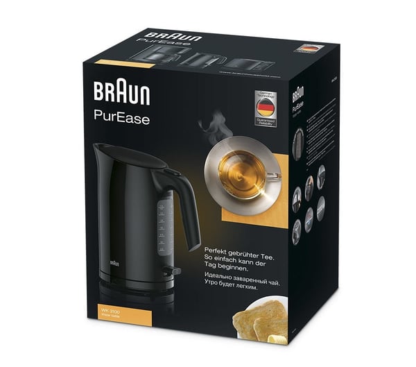 Braun PurEase WK 3100 BK elkedel 1,7 L 2200 W Sort