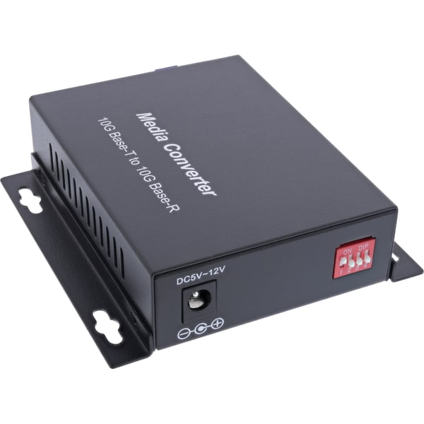 InLine 66659F mediakonverterare för nätverk 10000 Mbit/s 1310 nm Enkelläge Svart