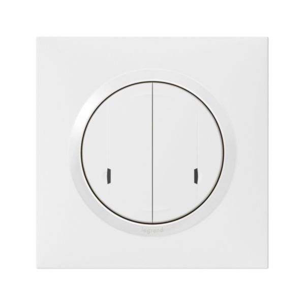 Legrand 1 992 39 elektrisk afbryder Hvid