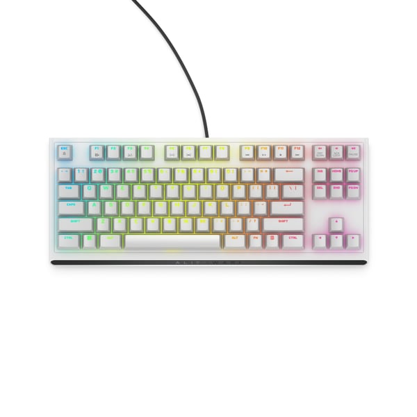 Alienware AW420K tastatur Spil USB QWERTY US International Hvid