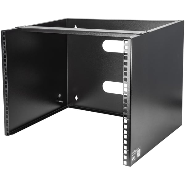 StarTech.com WALLMOUNT8 stativ 8U Vægmonteret stativ Sort