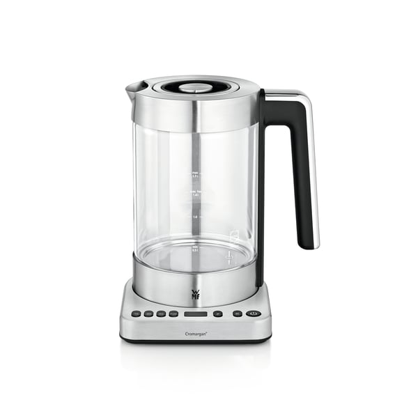WMF Lono 0413160011 vedenkeitin 1,7 L 3000 W Musta, Ruostumaton teräs, Läpinäkyvä