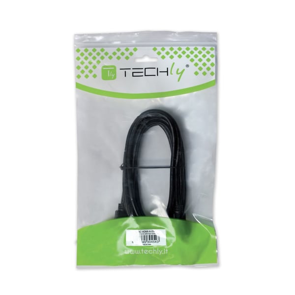 Techly ICOC DSP-A14-010 DisplayPort kabel 1 m Sort