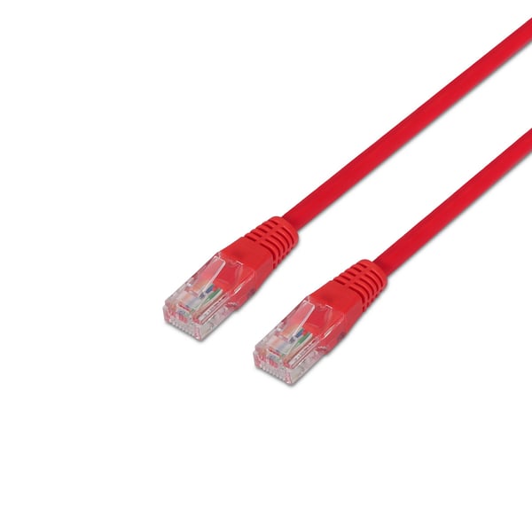 AISENS A135-0237 netværkskabel Rød 0,5 m Cat6 U/UTP (UTP)
