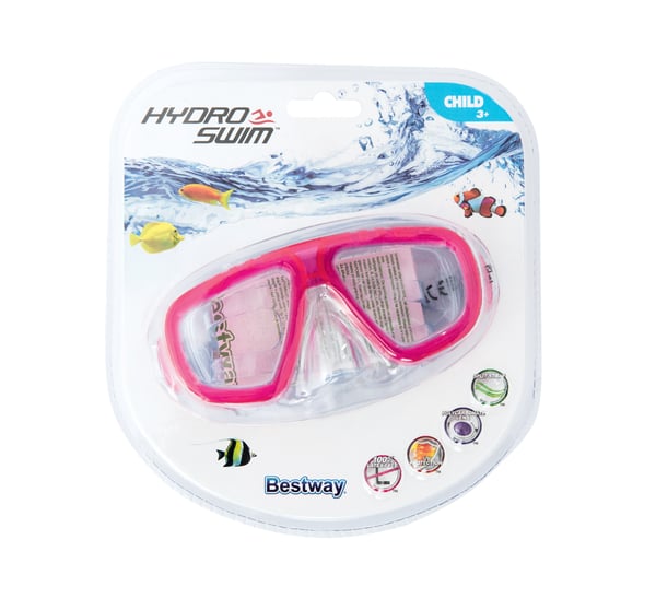 Bestway 22011 dykkemaske Polykarbonat Blå, Rød, Turkis Barn