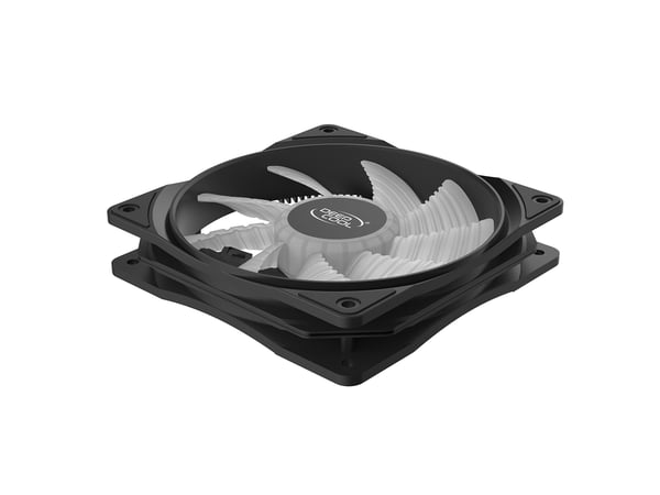 DeepCool RF120W Computerkabinet Ventilator 12 cm Sort, Gennemsigtig 1 stk