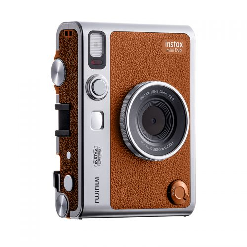 Fujifilm Instax mini Evo - Brown (Type C) 1/5" 2560 x 1920 pixlar CMOS Brun, Silver
