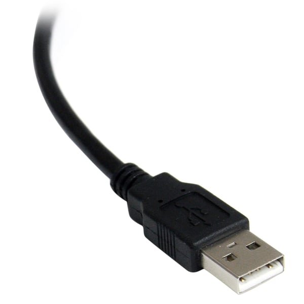 StarTech.com ICUSB2321FIS kabel kønsskifter DB-9 USB A Sort