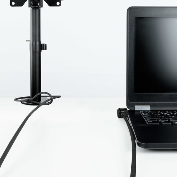 TooQ TQCLKC0025-G kaapelilukko Harmaa 1,5 m
