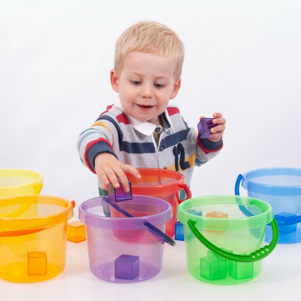 Tickit Translucent Colour Buckets
