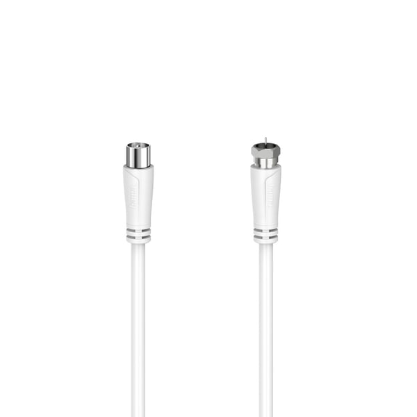 Hama 00205294 koaxial kabel 1,5 m F Koaksial Hvid