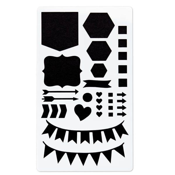 Hama 00007743 stenciler Vit Plast Konststencil