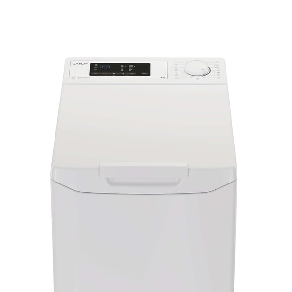 Candy TCA483D2-S vaskemaskine Top-indlæsning 8 kg 1400 rpm Hvid