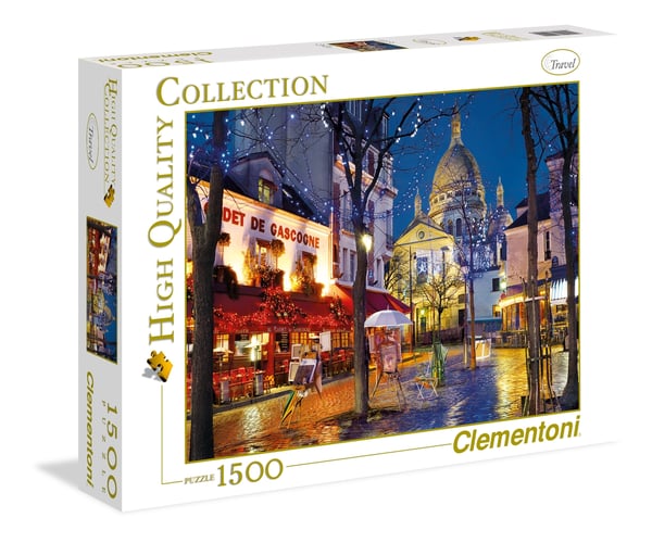 Clementoni Paris, Montmartre Puslespil 1500 stk By