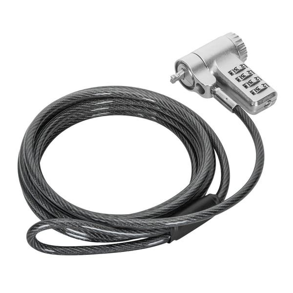 Targus ASP96GLX-S kabellås Silver 2 m