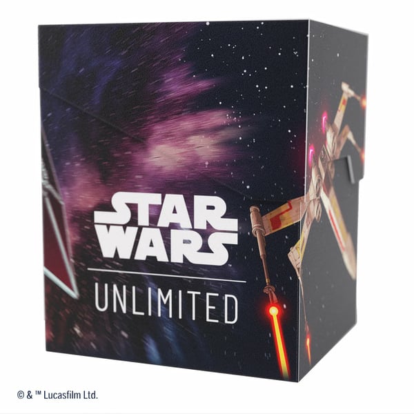 Asmodee Star Wars: Unlimited Soft Crate - X-Wing/TIE Fighter Dækboks