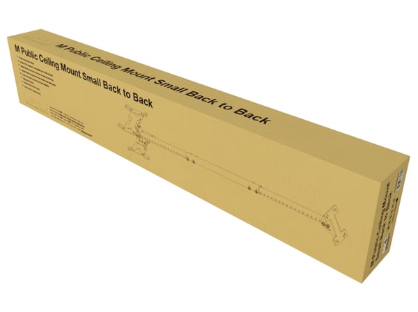 Multibrackets 4740 fäste för skyltningsskärm 81,3 cm (32") Svart