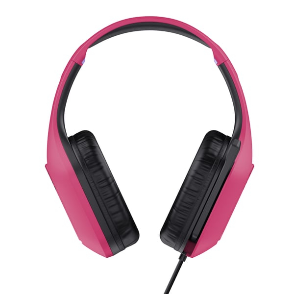 Trust GXT 415P Zirox Headset Kabel Huvudband Spela Rosa