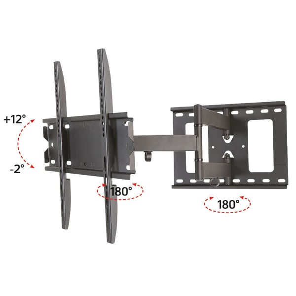 Techly ICA-PLB 148M tv-fäste 139,7 cm (55") Svart