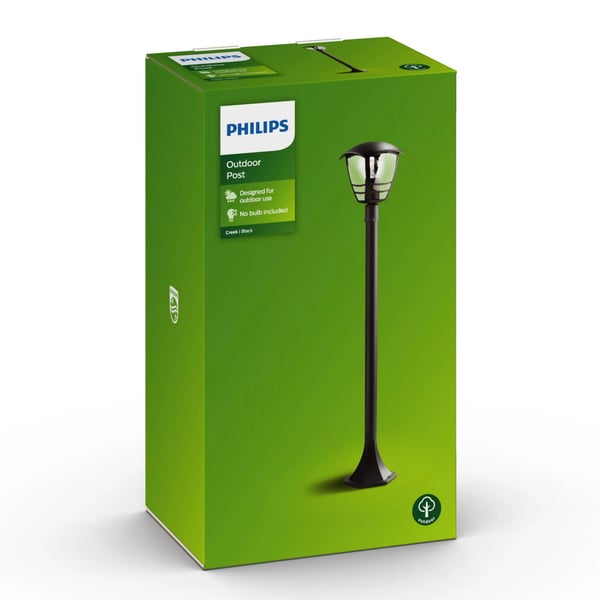Philips myGarden Creek søjlelampe 60 W E27, uden pære