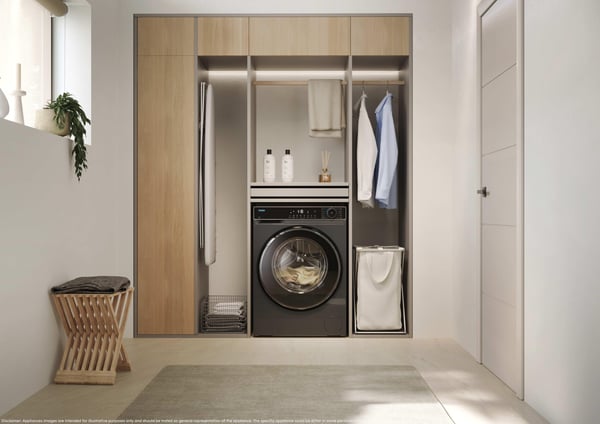 Haier HW80BP14357GTUIT vaskemaskine Front-læsning 8 kg 1400 rpm Anthracit