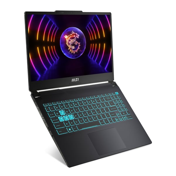 MSI Cyborg 15 A13UC-2490XFRNN Intel® Core™ i7 i7-13620H Bärbar dator 39,6 cm (15.6") Full HD 16 GB DDR5-SDRAM 512 GB SSD NVIDIA GeForce RTX 3050 Wi-Fi 6E (802.11ax) FreeDOS Svart AZERTY Fransk