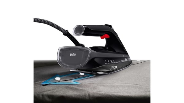 Braun TexStyle 5 SI 5088 BK Tør & dampstrygejern EloxalPlus soleplate 2800 W Sort
