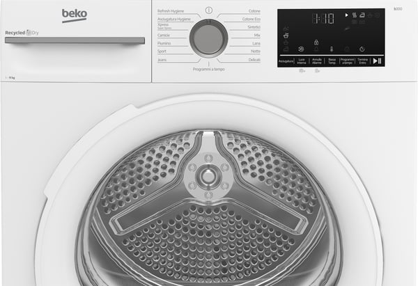 Beko BMT113EW tørretumbler Fritstående Front-læsning 11 kg Hvid
