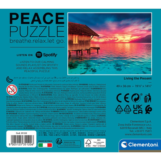 Clementoni Peace Collection 35120 puslespil 500 stk