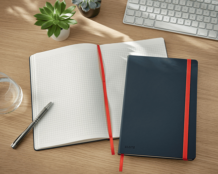 Leitz Cosy notesbog Soft Touch kvadreret med Hardcover