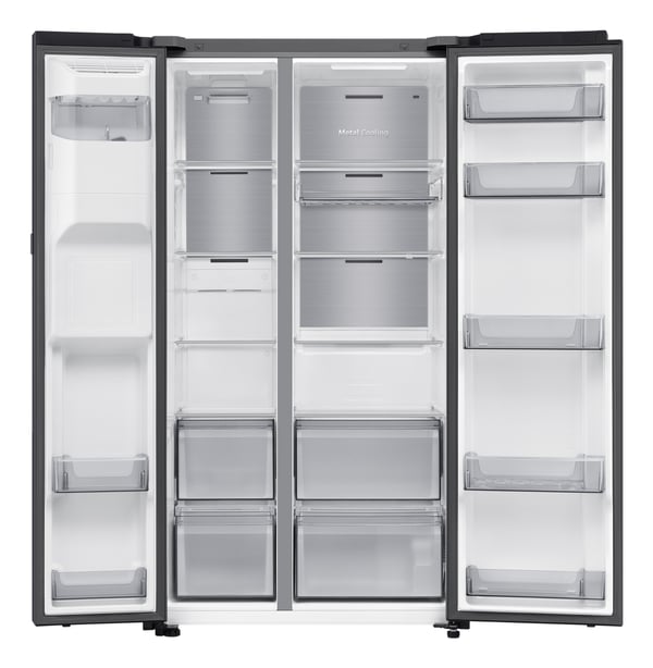 Samsung RS80F64KEF Kombinerad kyl/frys side-by-side Fristående 640 l Svart