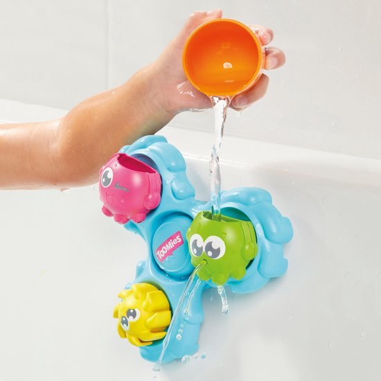 Tomy Toomies Spin & Splash Octopals Bade legetøj Flerfarvet