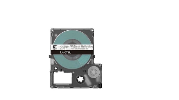 Epson LK-6TWJ Transparent, Vit