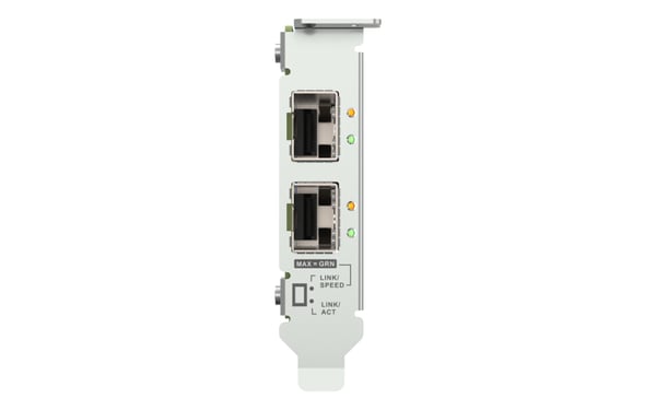 QNAP QXG-25G2SF-E810 nätverkskort Intern Fiber 25000 Mbit/s