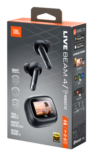 JBL Live Beam 4 Headset Trådløs I ørerne Opkald/Musik/Sport/Hverdag Bluetooth Sort