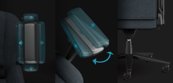 natec Gamingstol NITRO 800 grå
