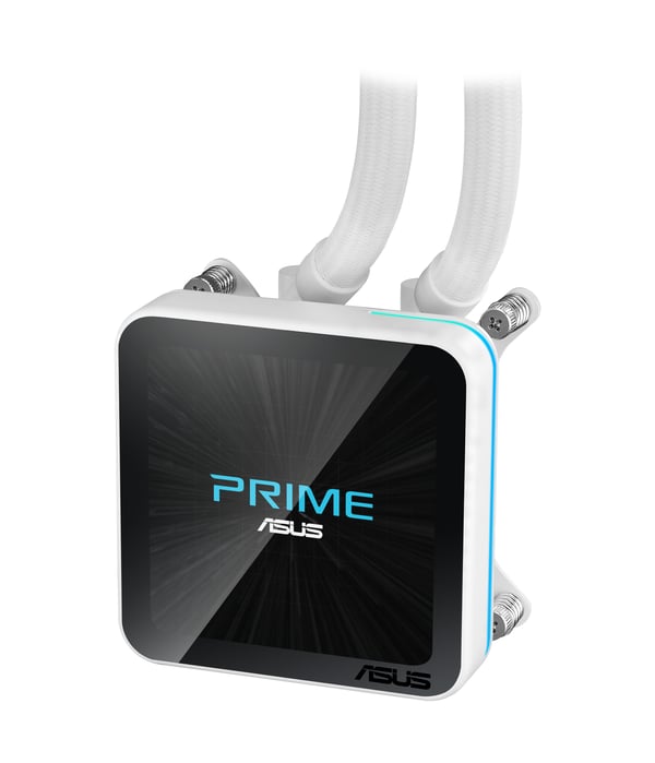 ASUS PRIME SLC II 360 ARGB LCD WHT Processor Allt-i-ett vätskekylare 12 cm Vit 1 styck