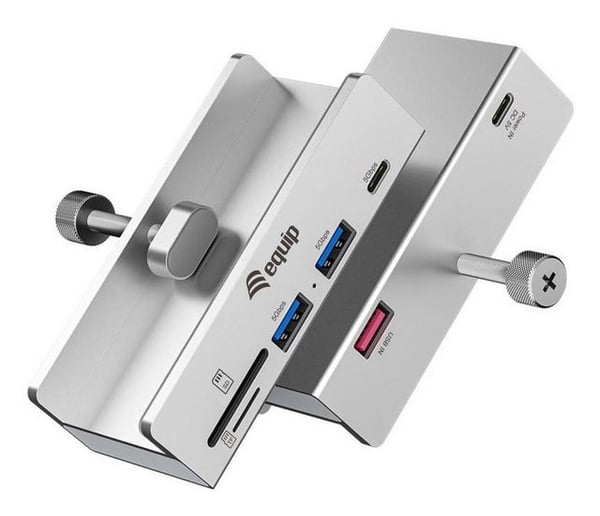 Equip 128968 interface hub USB 3.2 Gen 1 (3.1 Gen 1) Type-A 5000 Mbit/s Aluminium