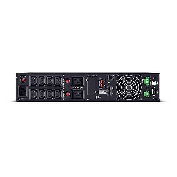 CyberPower OLS3000ERT2UA strömskydd (UPS) Dubbelkonvertering (Online) 2 kVA 1800 W 8 AC-utgångar