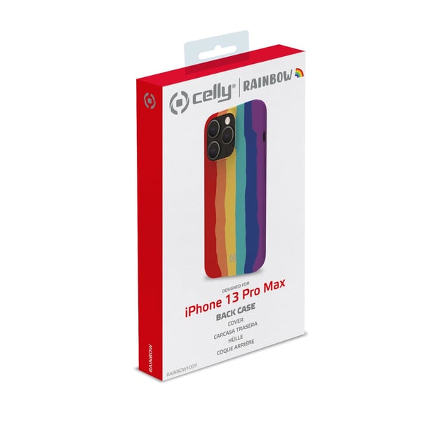 Celly RAINBOW iPhone 13 Pro Max mobiltelefon etui 17 cm (6.7") Cover Flerfarvet