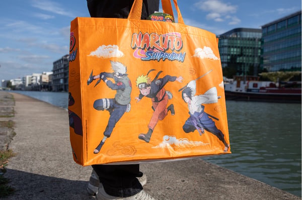 Konix Naruto KX SAC CABAS ORANGE Toteväska