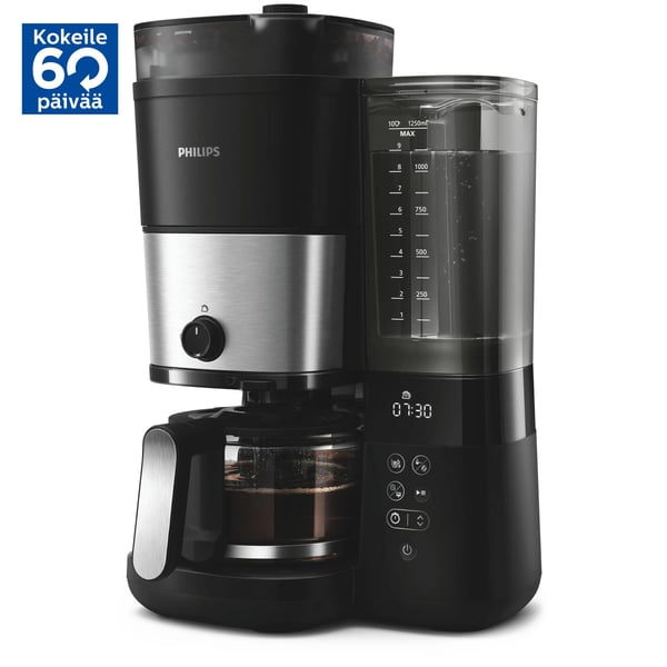 Philips All-in-1 Brew HD7900 Suodatinkahvinkeitin ja kiinteä mylly